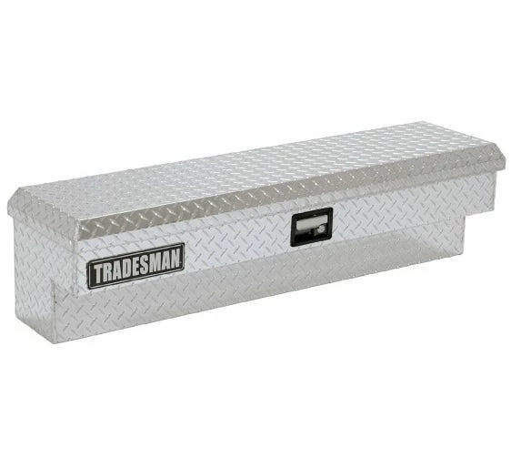 Tradesman 70 Inch Aluminum SideBin Storage Truck Tool Box 9772 - Tool Boxes