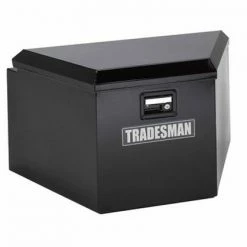 Tradesman Truck 16 Inch Black Steel Trailer Tongue Box 76220 - Tool Boxes
